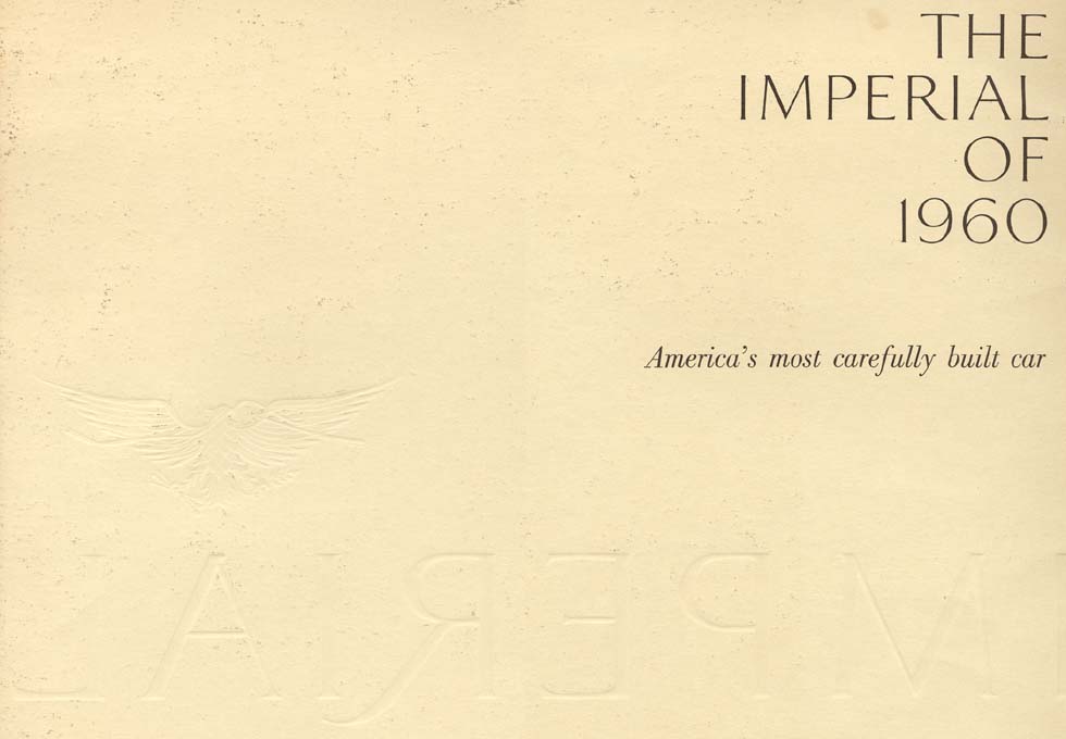 1960 Chrysler Imperial Brochure